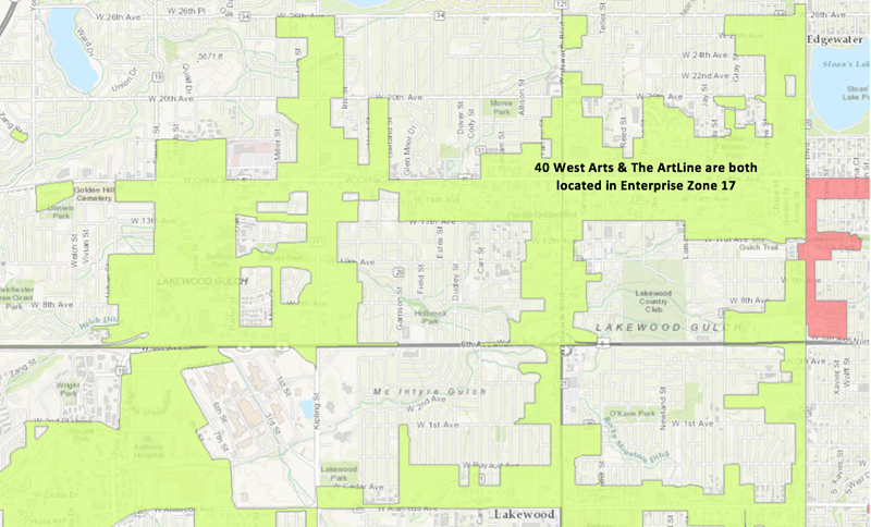 Colorado Enterprise Zone Program Lakewood West Colfax Business Improvement District Colorado Enterprise Zone Map 2022