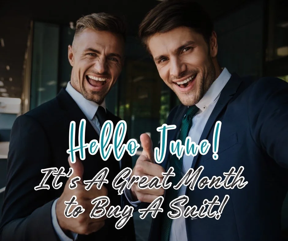 Stop in and see us! We know you will love our service and selection. #AMinaClothier 👍 #WelcomeJune #GreatSelectionOfSuits