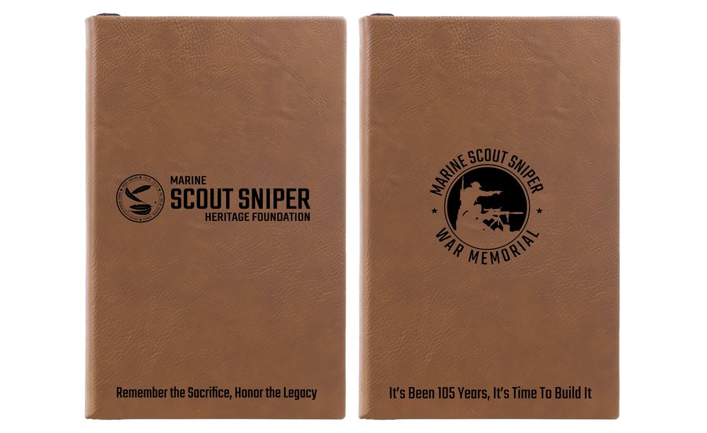 SCOUT SNIPER HERITAGE FOUNDATION LEATHERETTE JOURNAL image