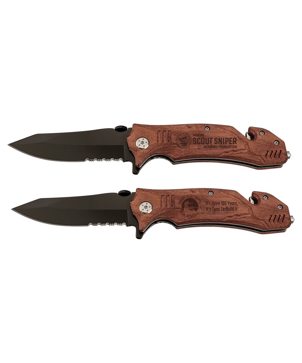 SCOUT SNIPER HERITAGE FOUNDATION WOOD RESCUE KNIFE image