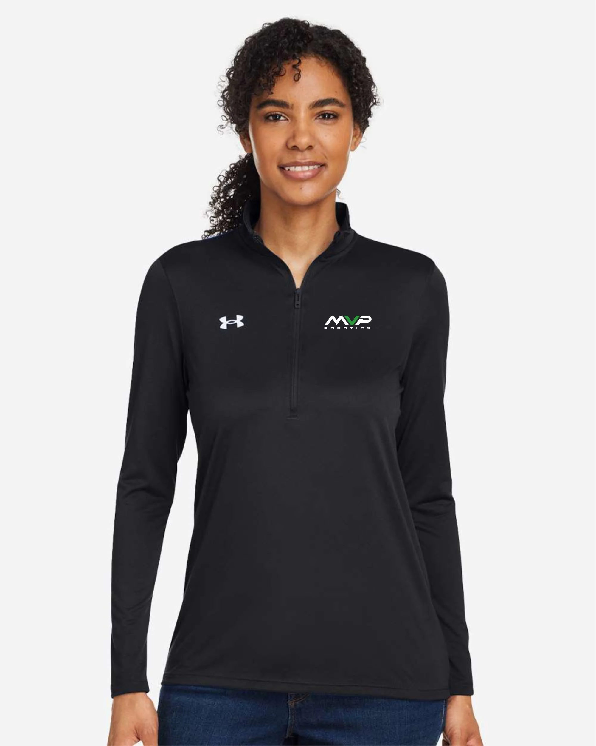 Under Armour womens Team Tech™ Half-Zip Pullover black.jpg