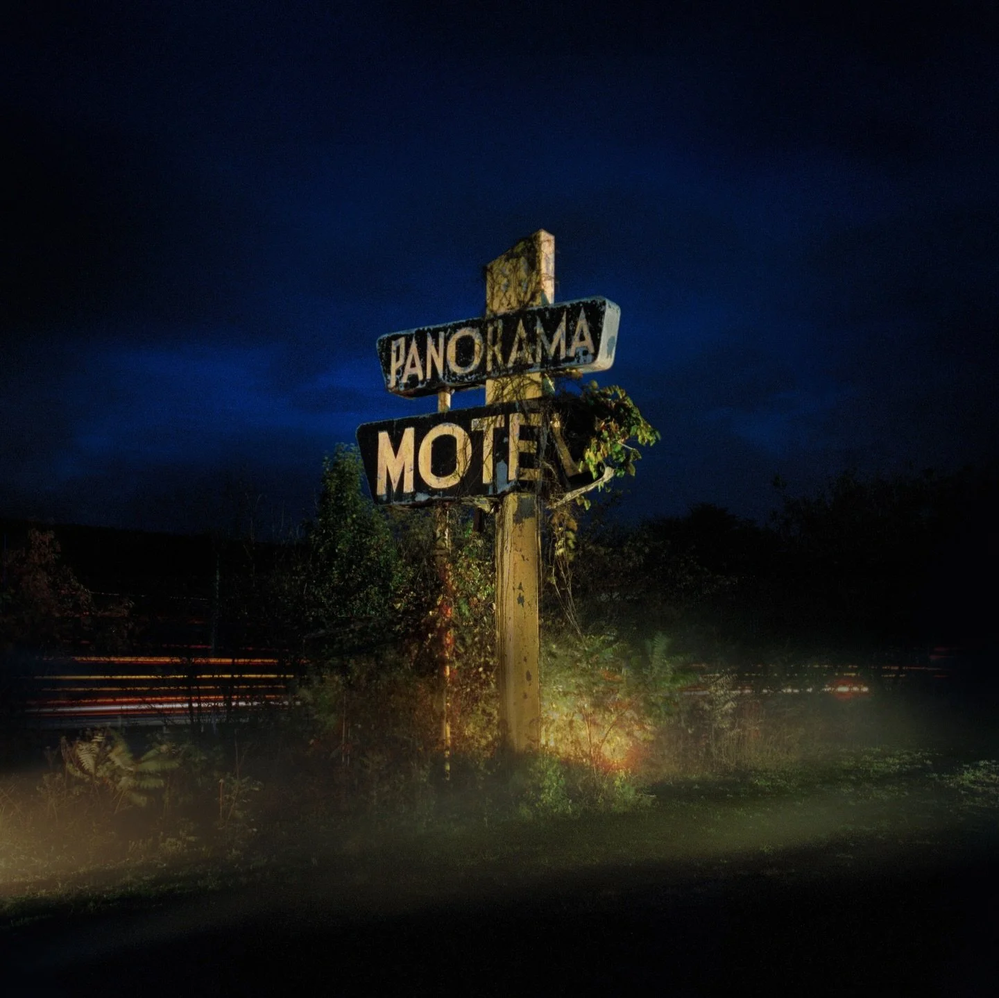 blue motels 

panorama motel, breezewood pa, 2025
timberline motel, hale eddy ny, 2026
town and country motel, mount pocono pa, 2025