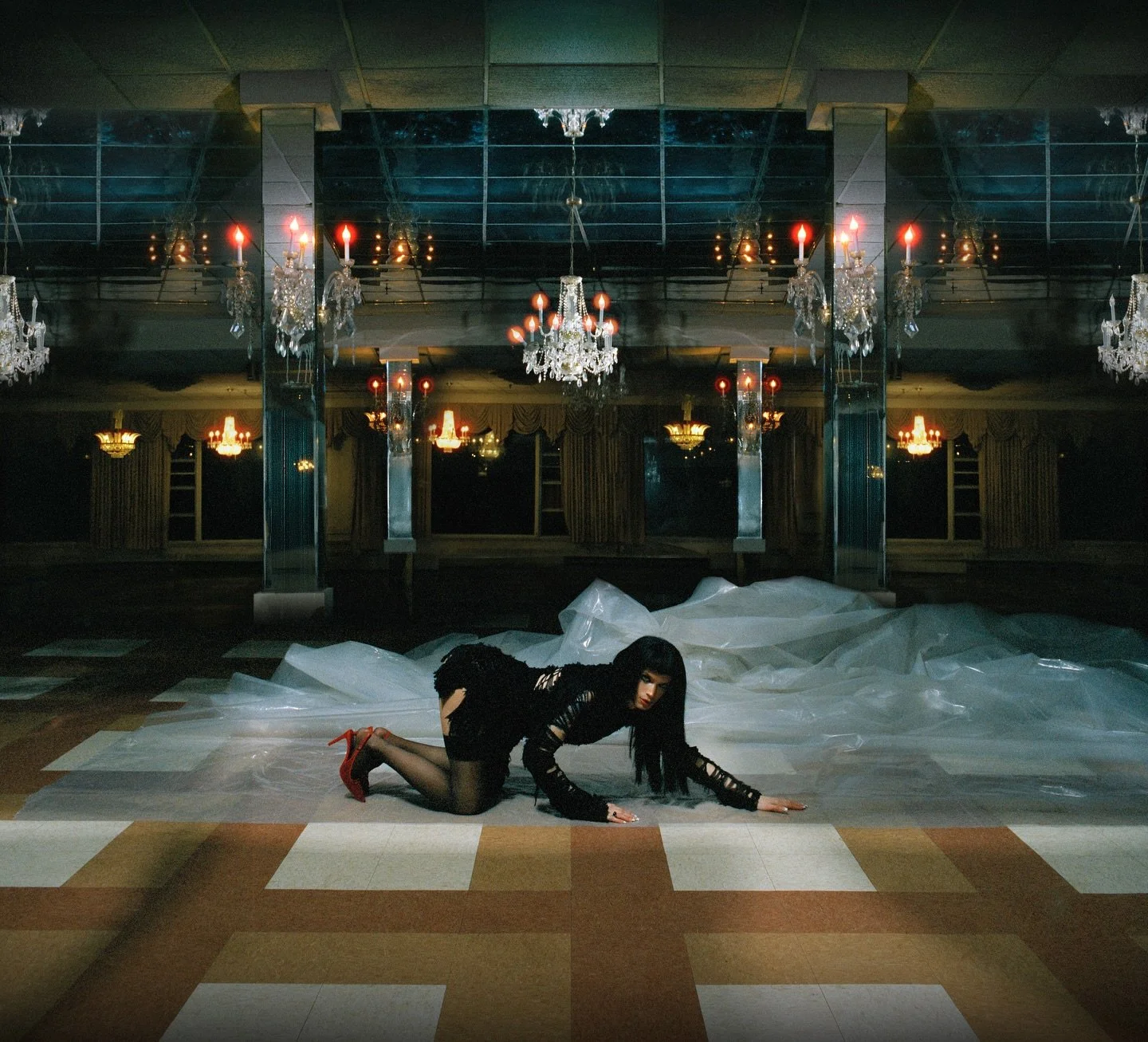 Celeste, Mirrors, &amp; Chandeliers | 2025 
-
Starring: @dadspecialfriend 
Dress: @collinastrada
Heels: @amiss.online
Fashion: @emceestudios
MGMT: @suprememgmt
-
Creative direction by @isaacjeffreys and @dadspecialfriend