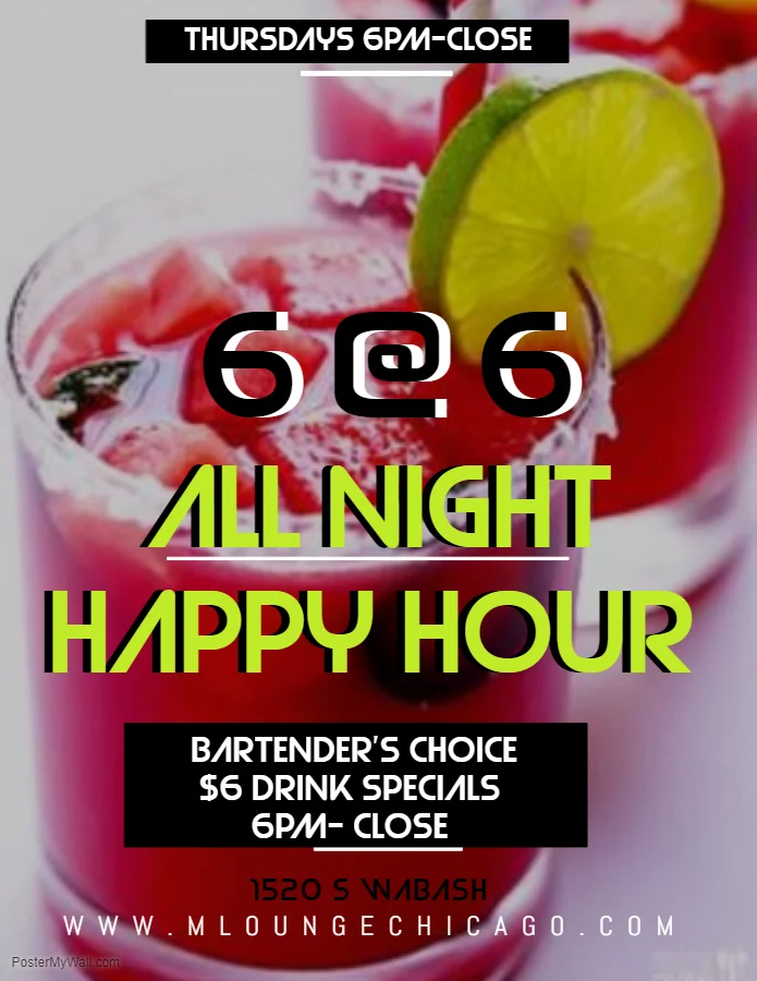Thirsty Thursdays- $6 Drink Specials