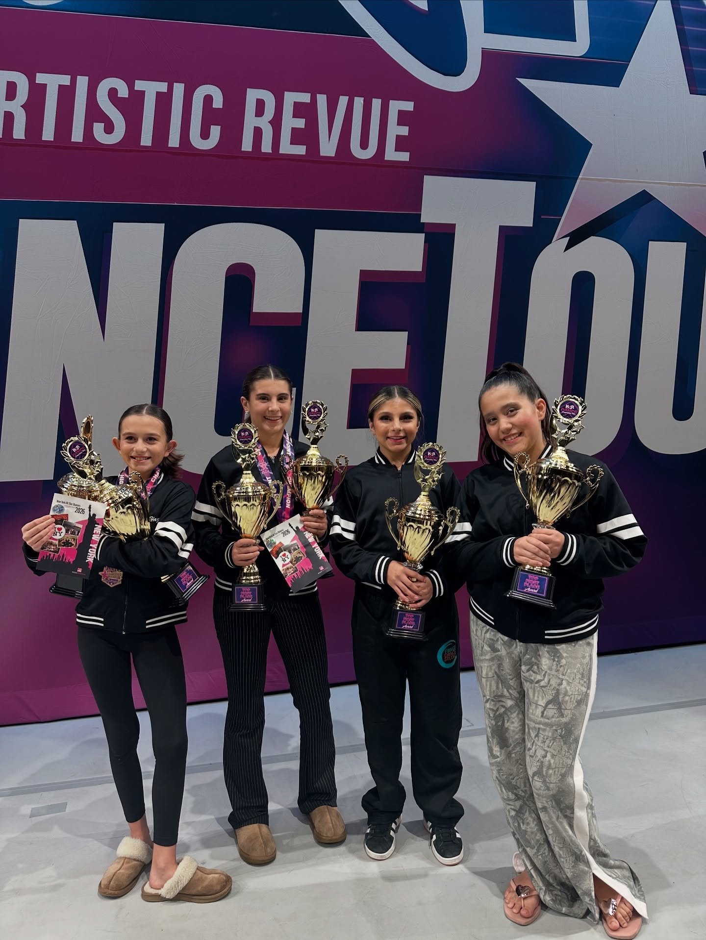 Great day at @dancekar! 🌟 🎀 🥇 

So far, all of our routines have earned Top First! Four of our dancers have been invited to New York, and Hazel &amp; Morgan&rsquo;s duet choreographed by @georgiacriteschoreo &amp; @campbellcrites_  coached by @meg
