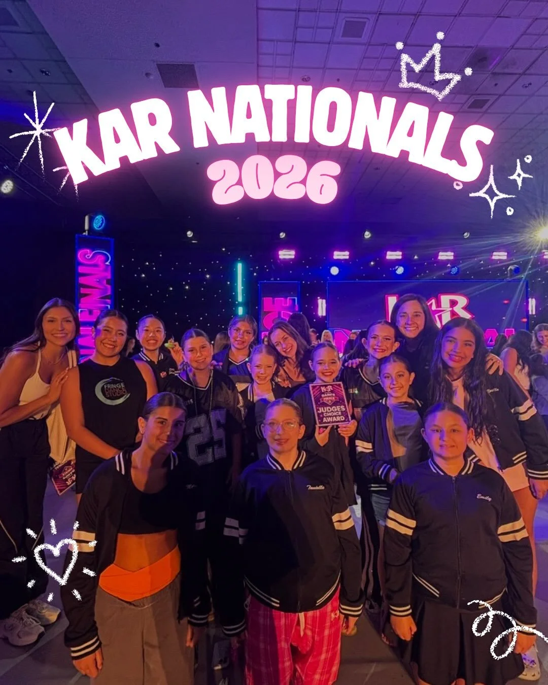 Nationals 2026💜🩷✨✨ @dancekar 

Super proud of our dancers for receiving 8 National Top Firsts &amp; 9 Elite Top Firsts!! 🏆🏆

&ldquo;Seven Birds&rdquo; was awarded the Judge&rsquo;s Choice Award: Strength &amp; Soul 
And &ldquo;No Matter What You 