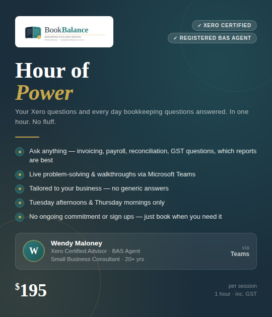 Introducing Hour of Power — your Xero questions, answered in 60 minutes