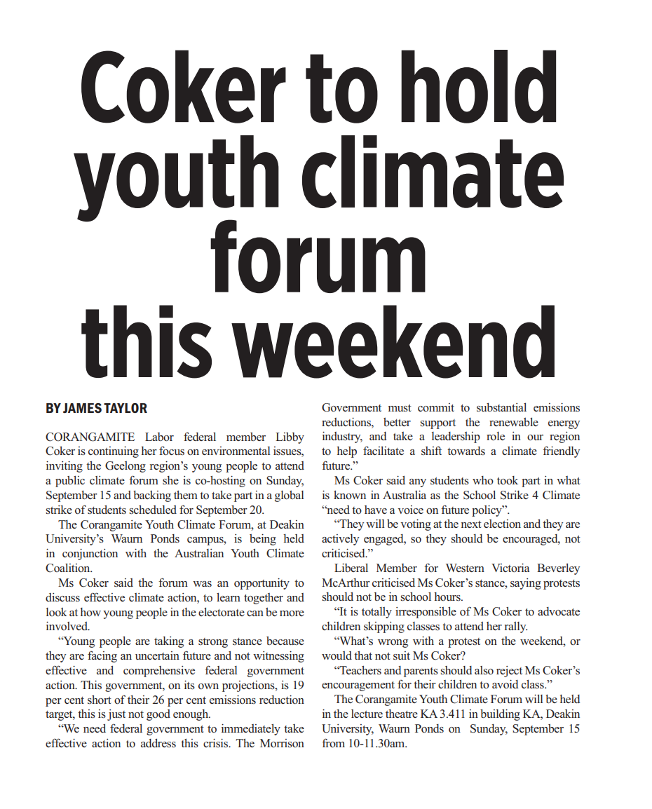 Coker+to+hold++youth+climate+forum.png