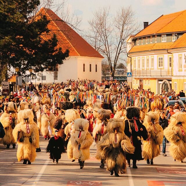 Weird, wild and wooly, we were lucky enough to see the Kurentovanje festival opening parade yesterday. Our ears are still ringing from the thousands of masked &lsquo;kurent&rsquo; scaring away winter with their deafening bells. According to them spri
