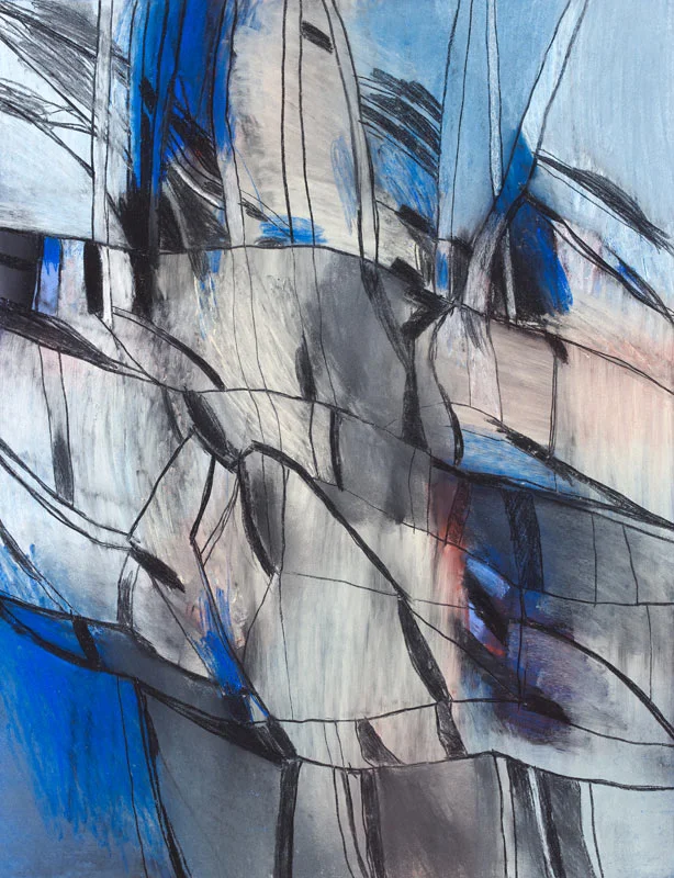 Grey Tree Study, 1989 pastel on paper 63 x 48 cm.