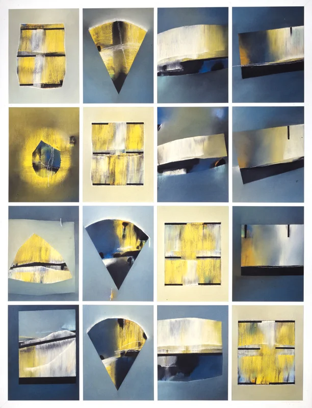 A Landscape Vision Number 36, 2001/02 - pastel on paper 192 x 142 cm.