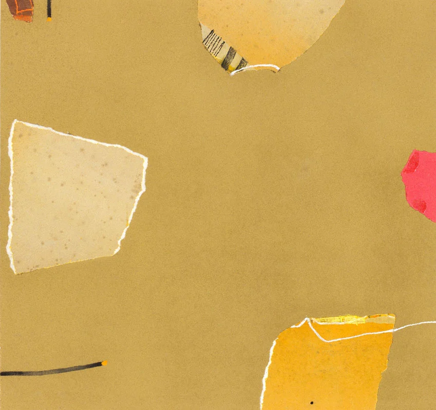 Collage, 1977 - collage on paper 38 x 36 cm.