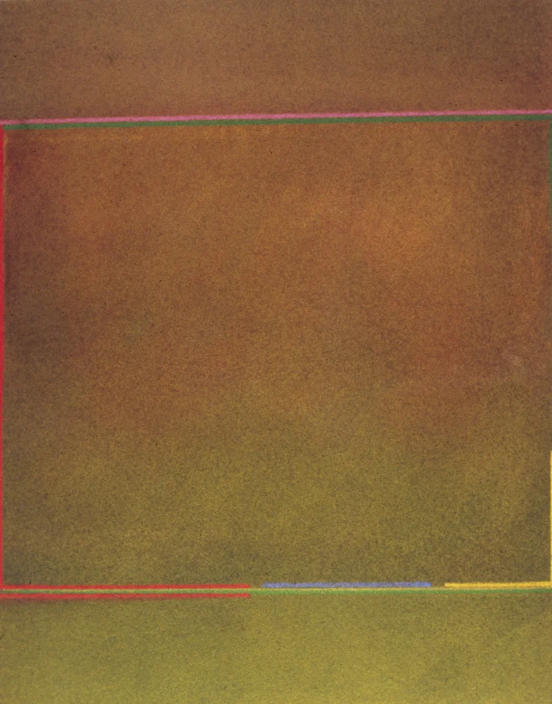 Title Unknown, 1970s - pastel on paper, dimensions unknown.