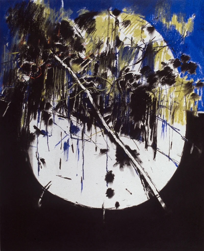 Title Unknown, 1970s - pastel on paper, dimensions unknown.