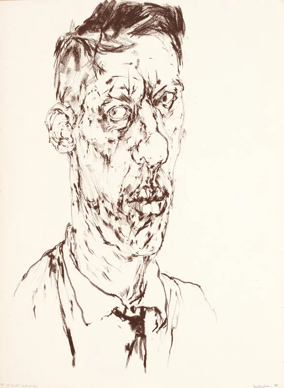 Self Portrait, 1960 - pastel on paper 76 x 56 cm.