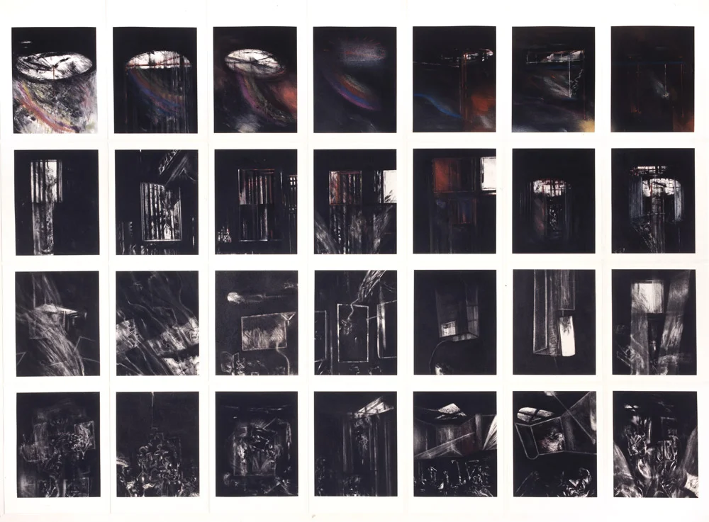 The Metamorphoses Series, 1967-68 - pastel on paper 178 x 238 cm.