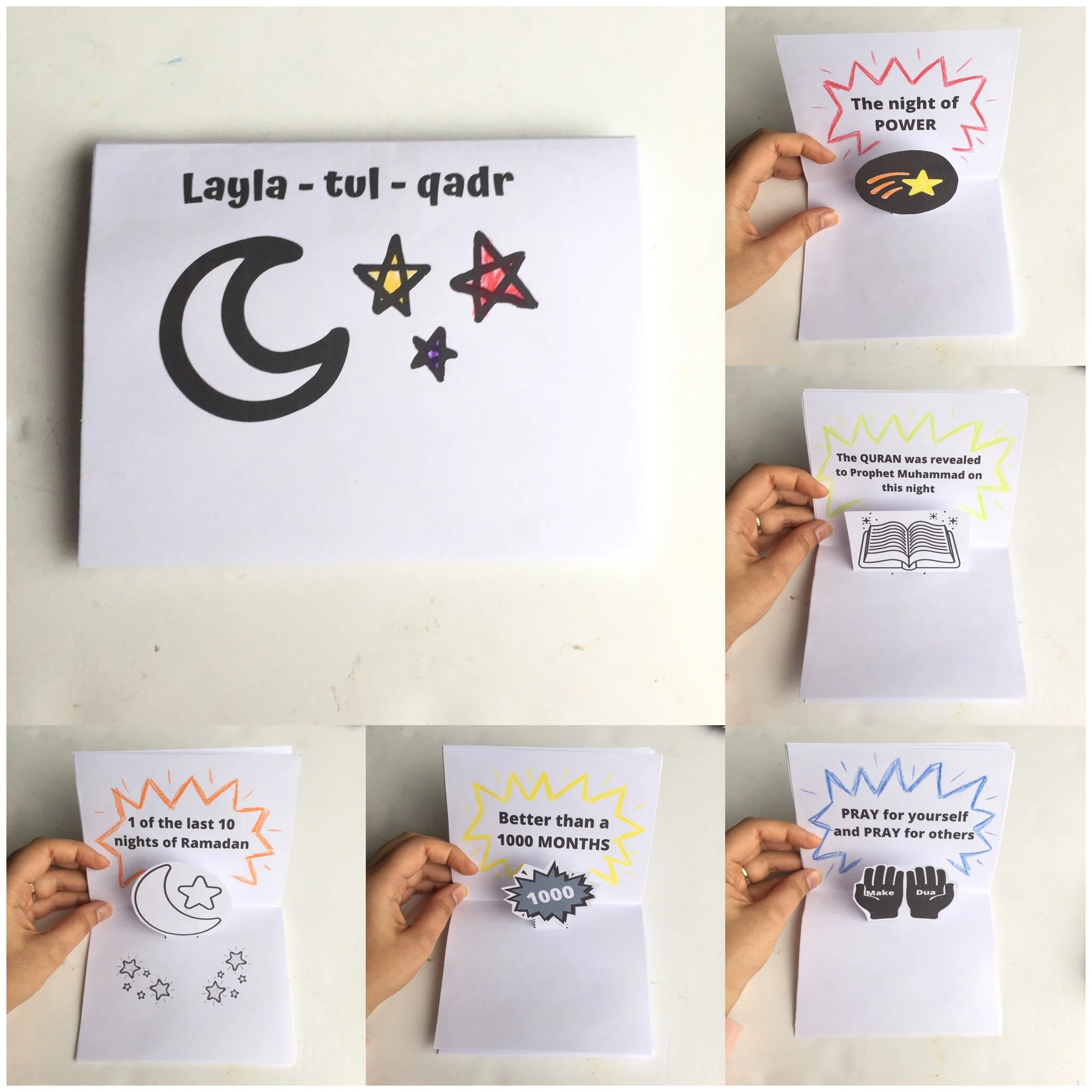 Layla-tul-qadr Pop-up Book FREE Printable