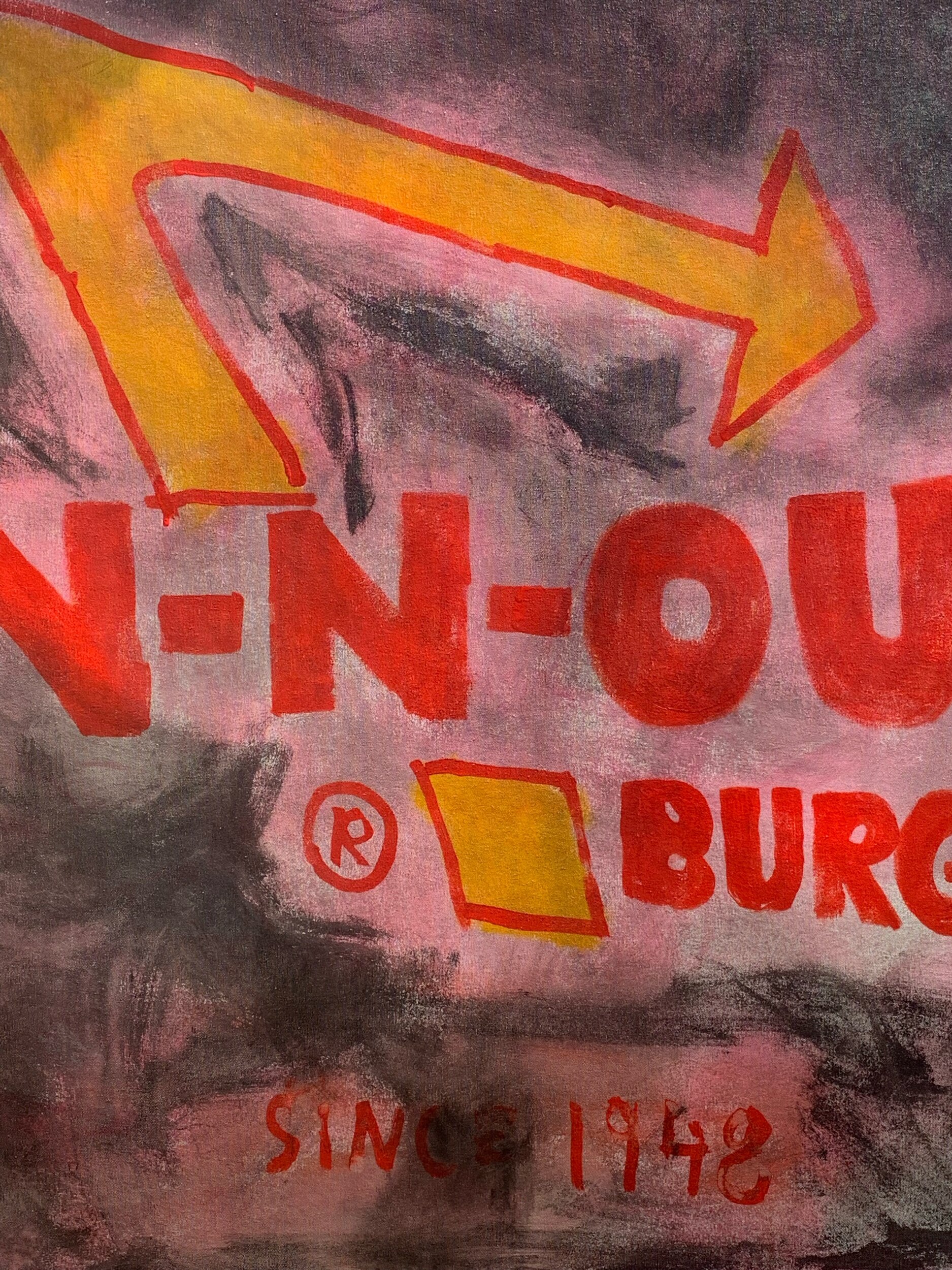 IN-N-OUT Burger Pop Art Painting