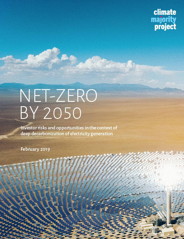 Net Zero By 2050 — Climate Majority Project