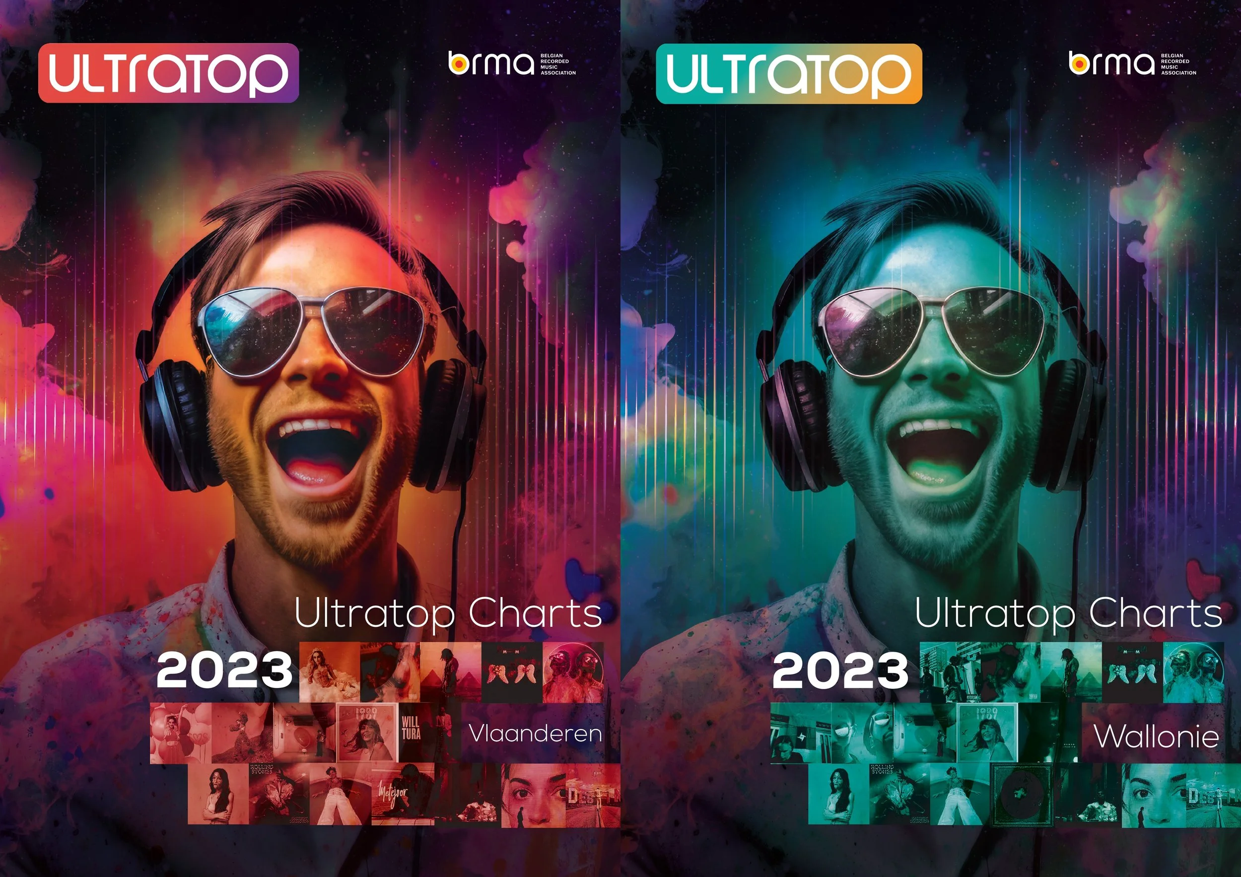 Ultratop Charts 2023 Flanders and Wallonia