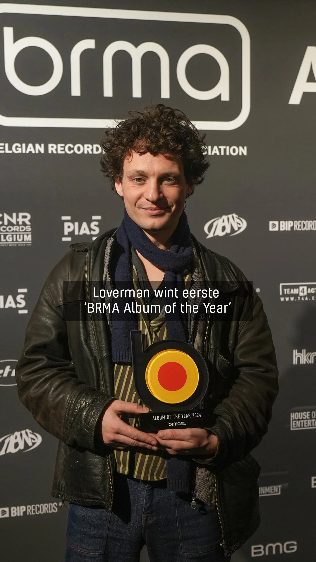Loverman winst allereerste Album of the Year Award