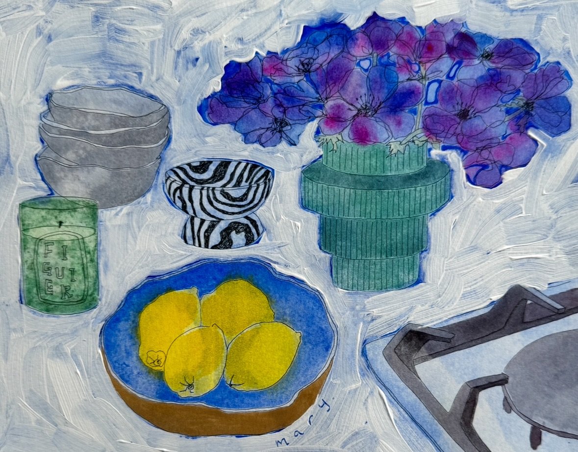 Chic vessel situation 🍋 

Available in my postcard selection pack ✉️ 

@diptyque @henryhollandstudio