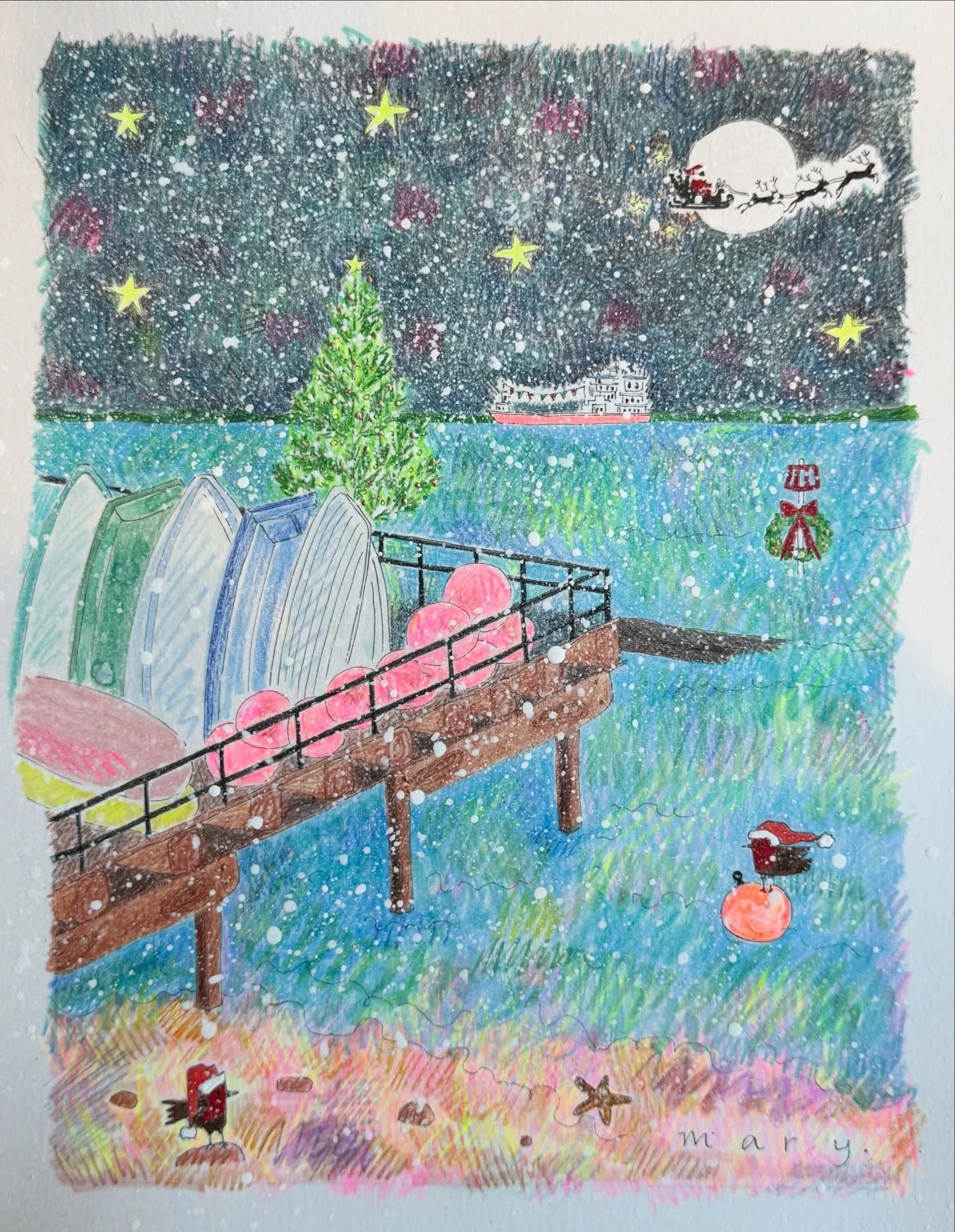 Christmas is coming! Have fun everyone! 🎅 🎄 

(For anyone who knows Seaview, this illustration is based on the SVYC where I got married many moons ago!)

@svyc.iow #isleofwight #christmas #christmasillustration