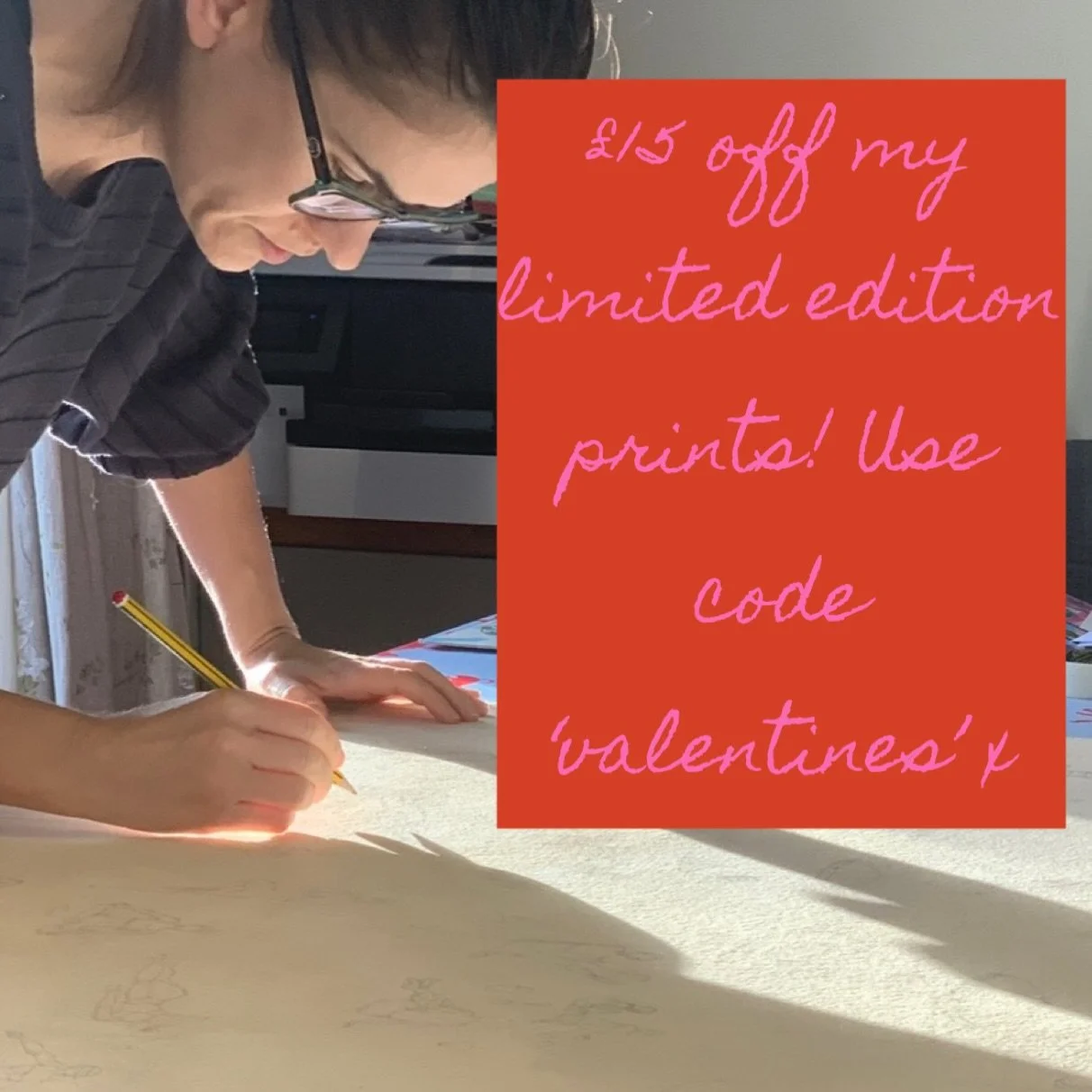 &pound;15 off my limited edition prints all week using code &lsquo;valentines&rsquo; 💝

Treat yourself or a loved one&hellip;. excited to see which one you choose&hellip; 🥰

💝💓💖

#limitededition #britishartist #valentines