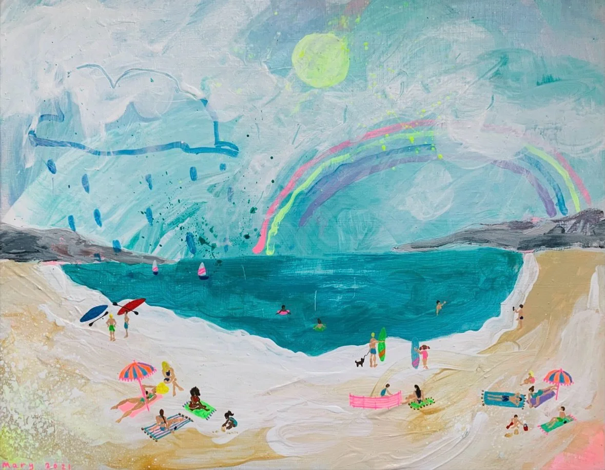 Weekend incoming 💆&zwj;♀️⏩️

#beachart #beachpainting #seascape #beachlife #beachvibes