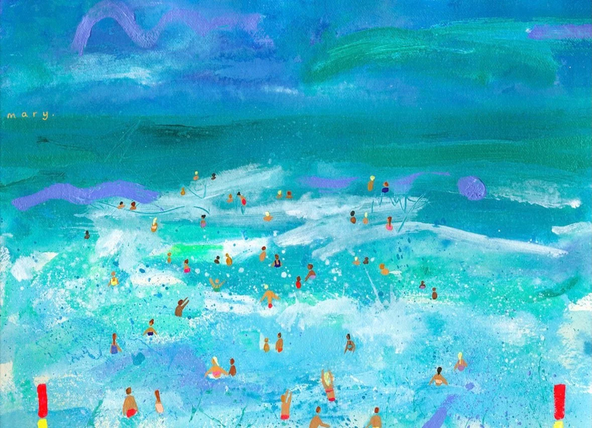 Throwback to this Bondi inspired number&hellip;. 👙🏊&zwj;♀️🏊&zwj;♂️🌊🩴⛱️☀️🦈