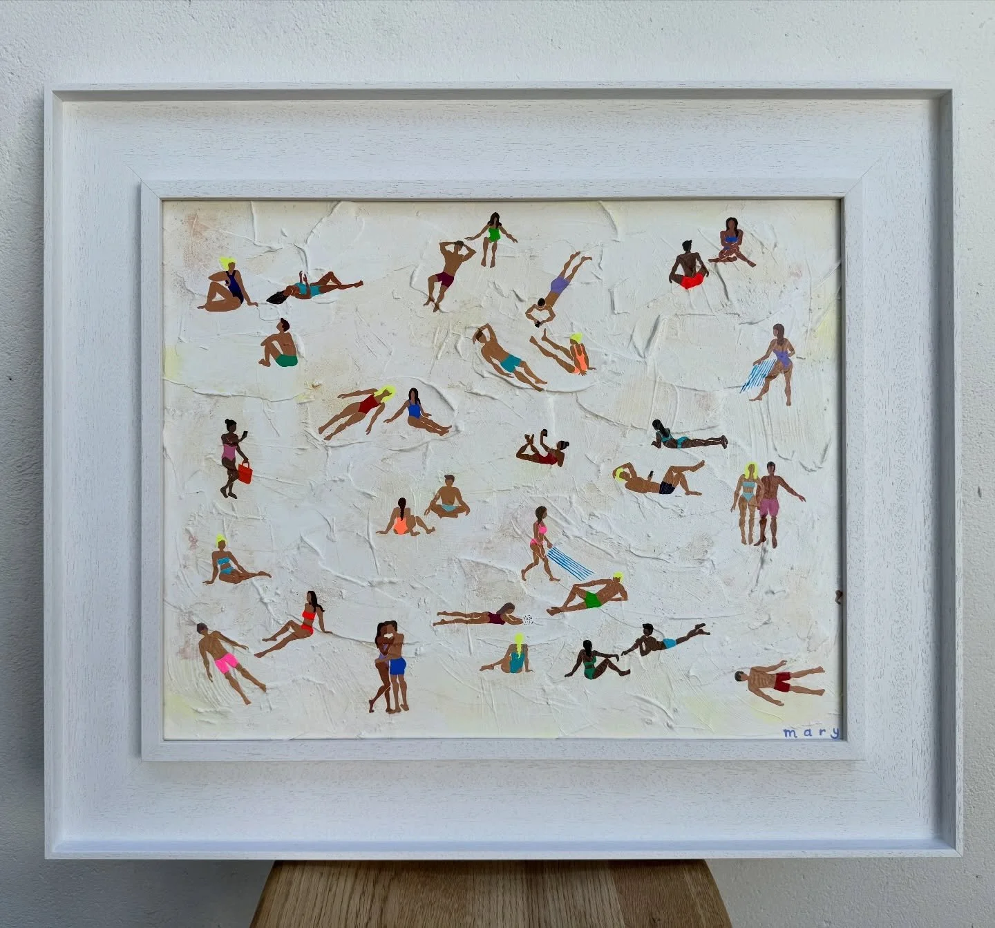 A few pieces have snuck onto my website 👀 including this sunny slice of the beach!

&lsquo;Sunbaked&rsquo;
67cm x 57cm
☀️🍦 (Link in bio)

#marydonald #beachpainting #beachlife #beachpeople #artcollector