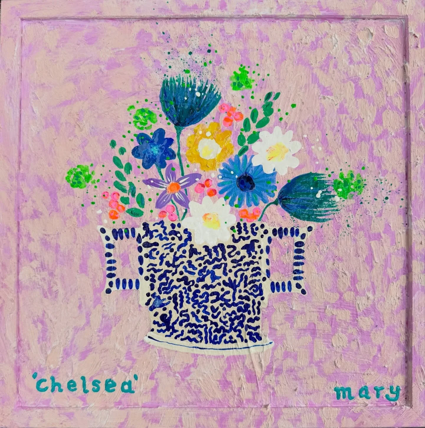 Chelsea Flower Show.. a delicious blancmange of miniature gardens, Monty Don and quirky floral fashion&hellip; it always inspires me to paint flowers 🎨 

Who else loves a bit of Chelsea action? 🌷 

#chelseaflowershow #floralpainting #flowerart #flo