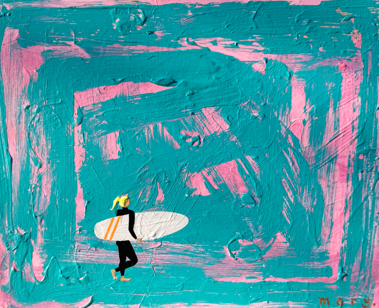 Abstract Surf Giclée Art Print