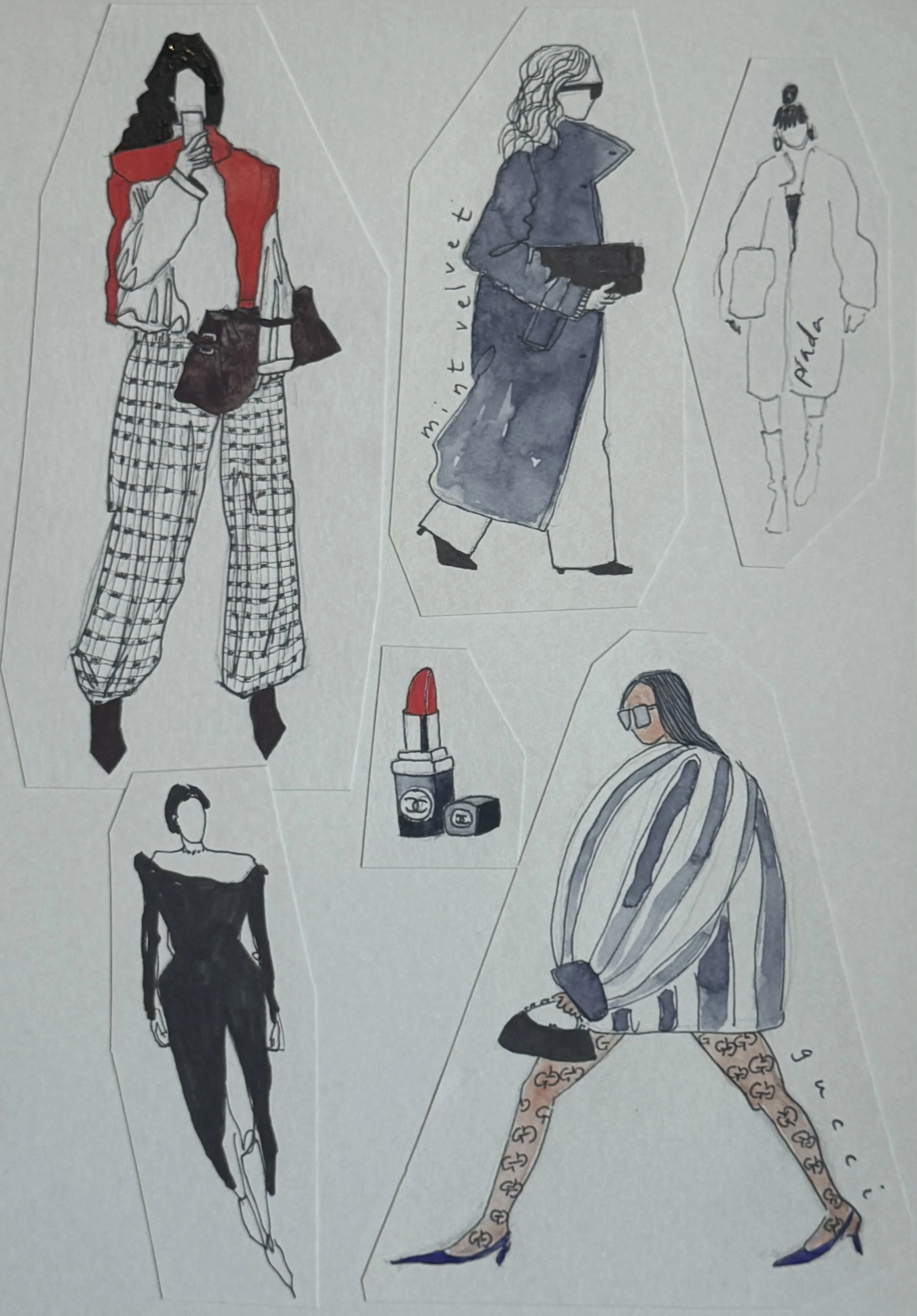 Gucci, Prada, Chanel