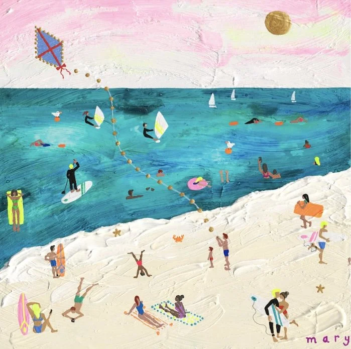 Beachy Bliss Giclée Art Print