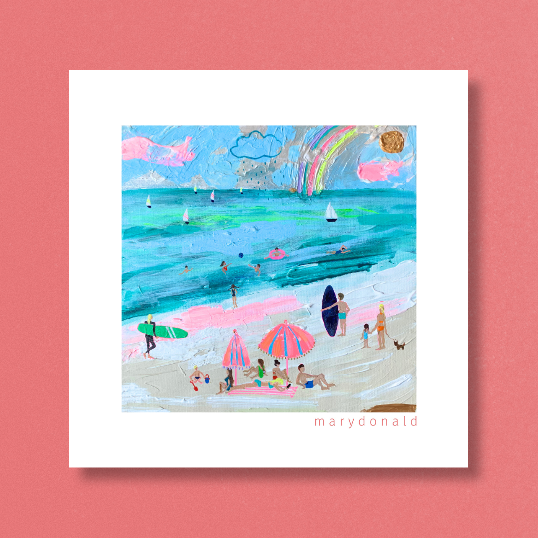 Paradise Mary Donald - Bright art print - summer art print.png