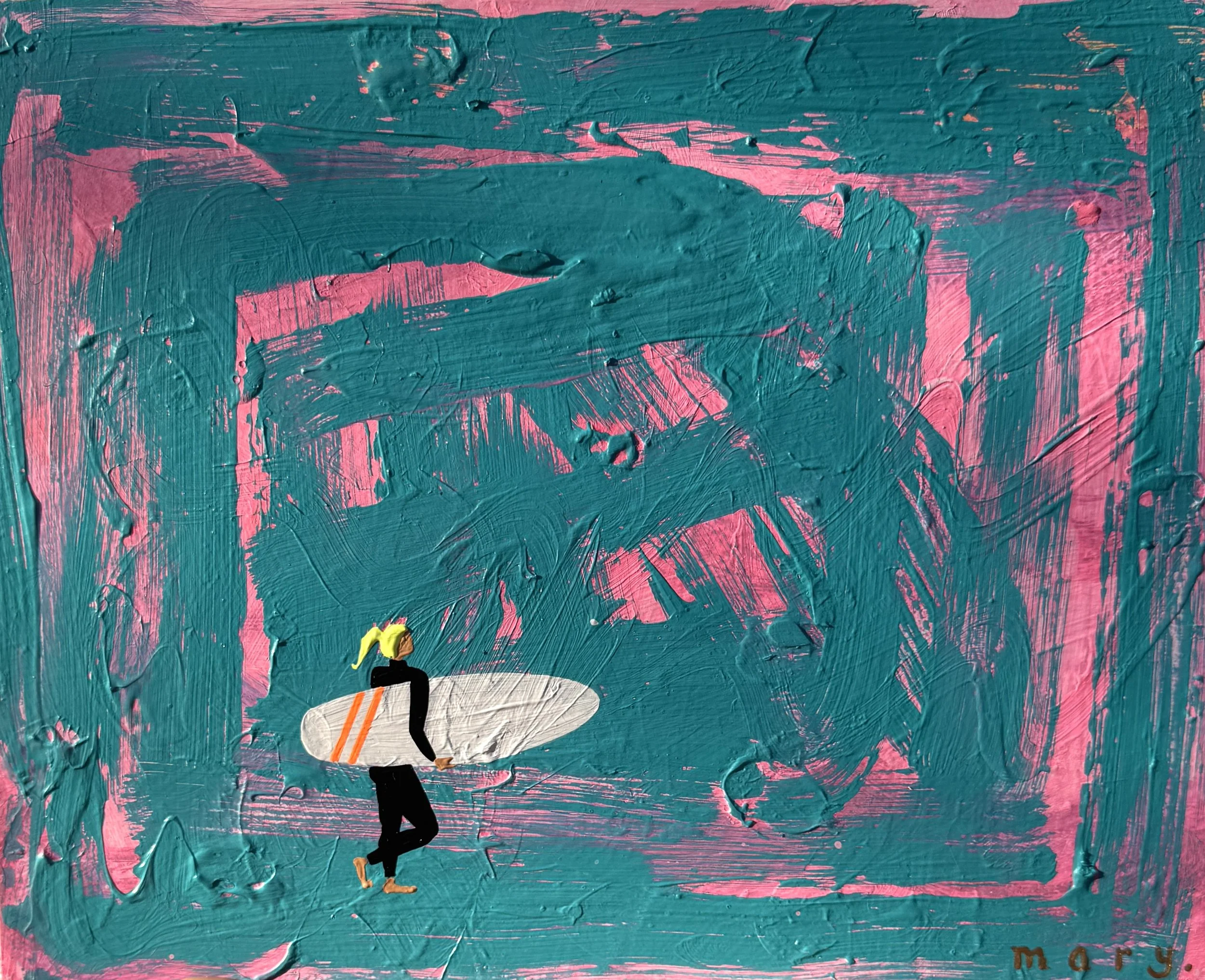 Abstract Surf Giclée Art Print