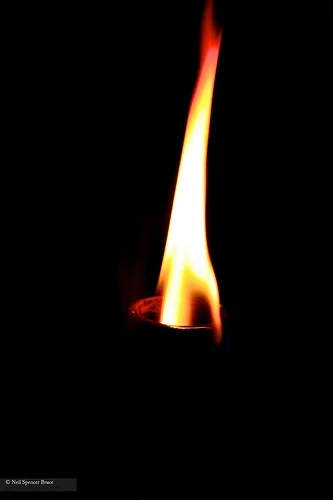 Daily Creation Challenge | Day 358 - Fire buring bright inside