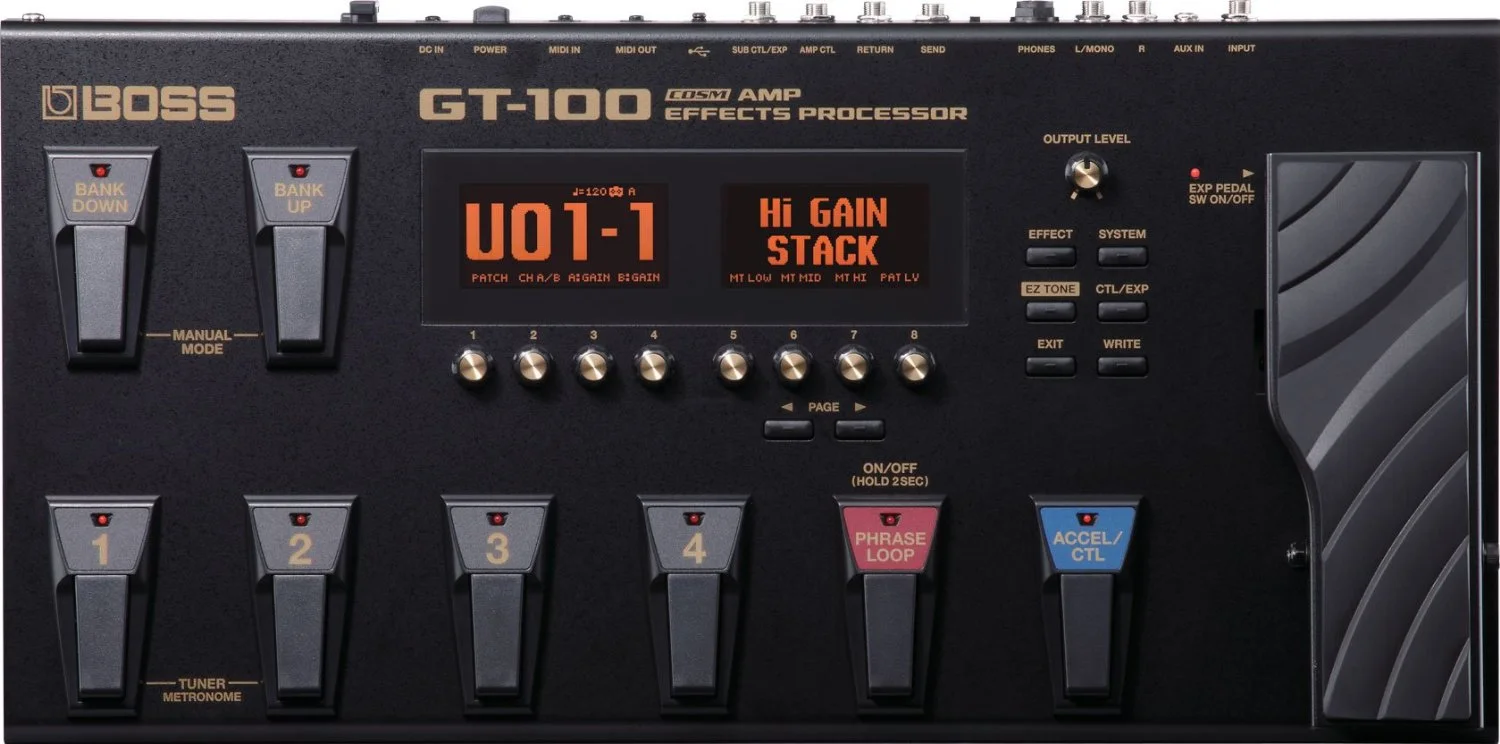 Review : Boss GT-100 Version 2 released