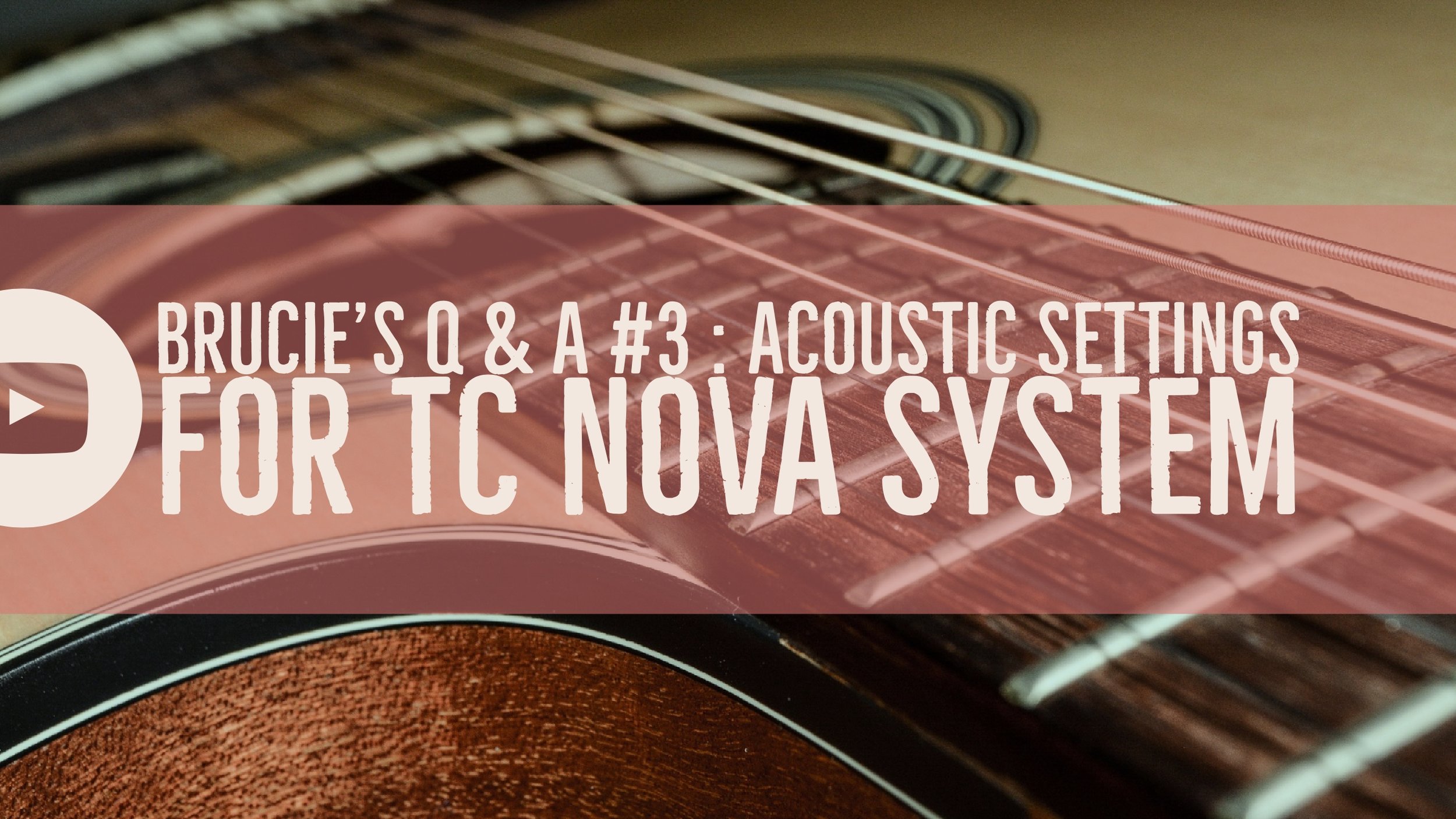 TC Electronic Nova System for the acoustic guitar