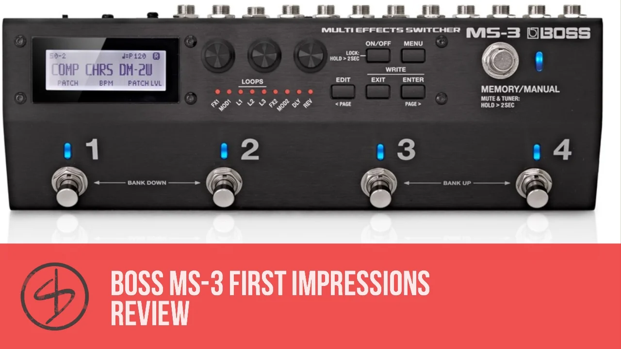 Boss MS-3 First Impressions Review