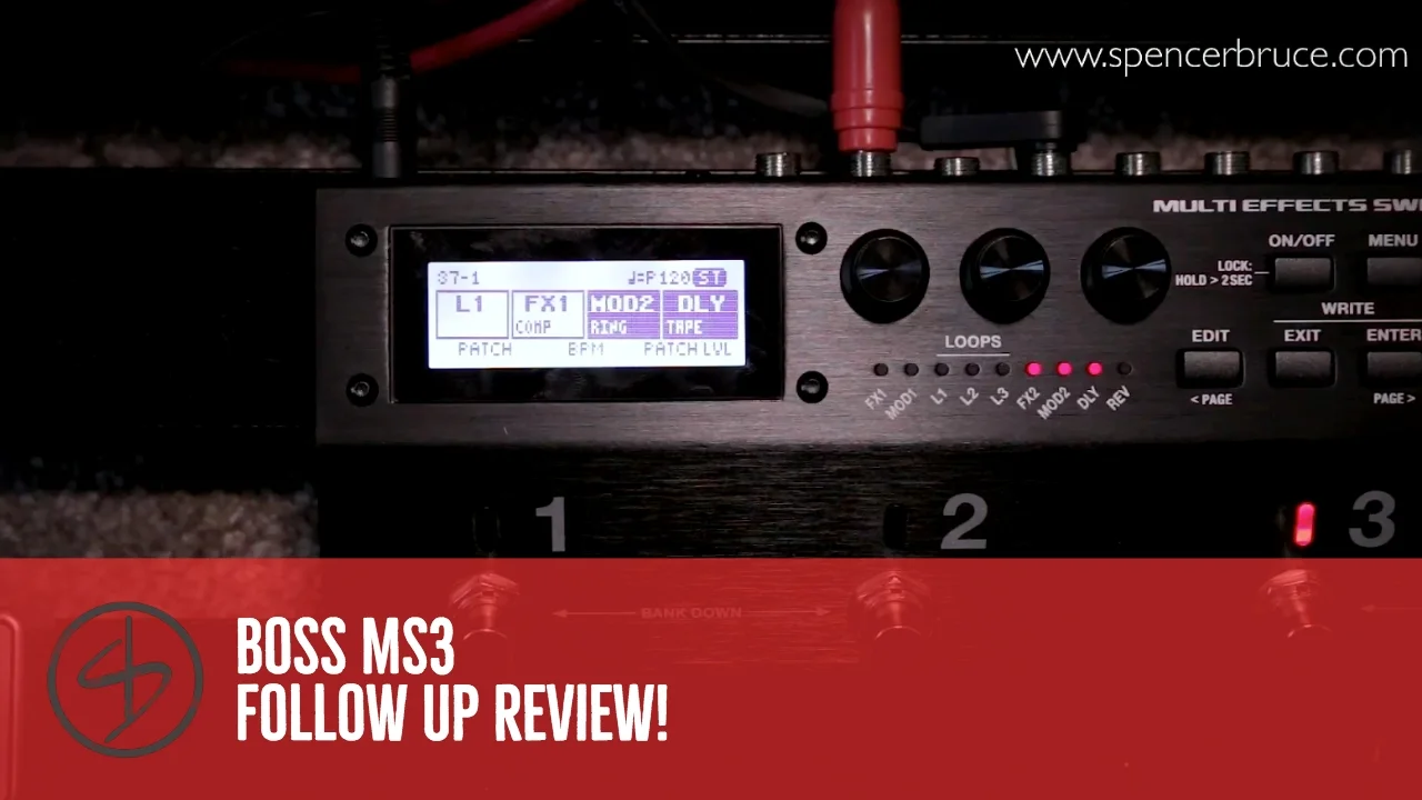 Boss MS3 Follow up review and field report