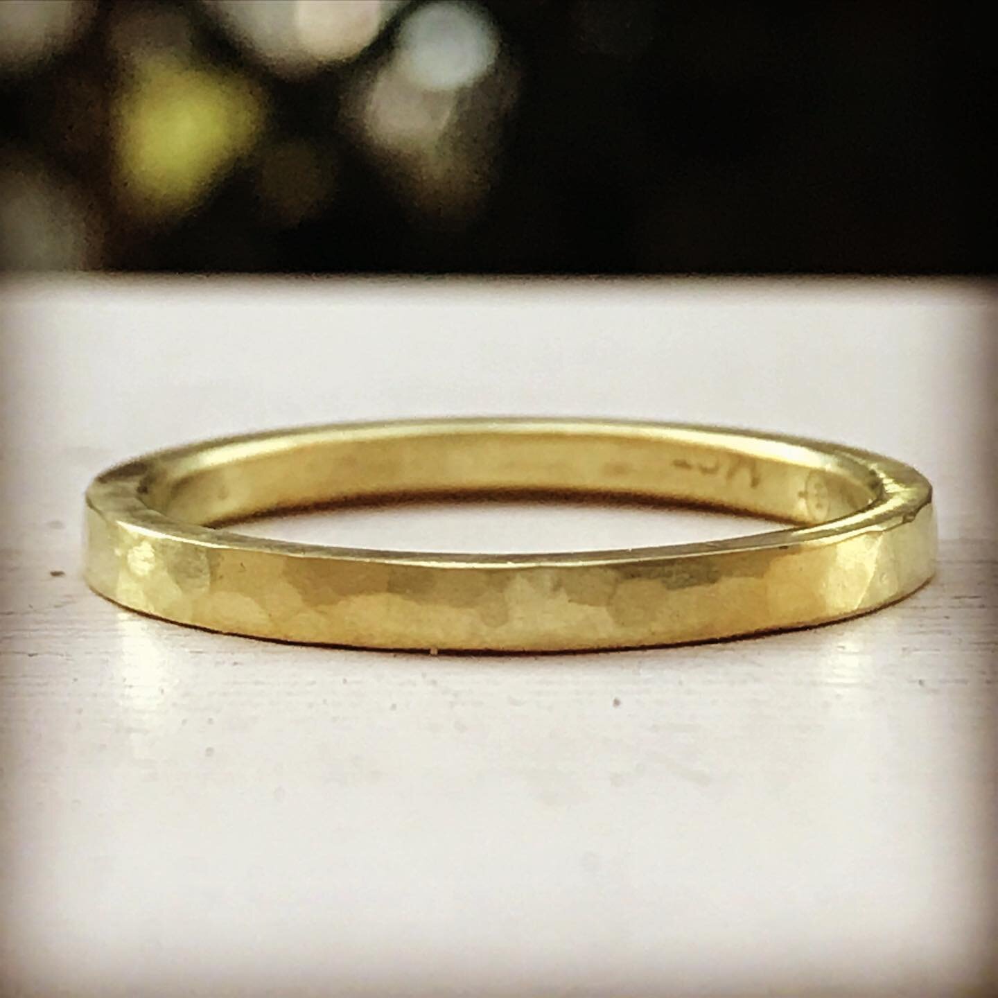 Simple gold stacking ring made from recycled 14ct yellow gold, great re-use for sentimental gold jewellery that&rsquo;s sitting in your jewellery box broken or unworn&hellip;. An easy everyday ring.  #perthjeweller #recycle #rejuvenate #northperth