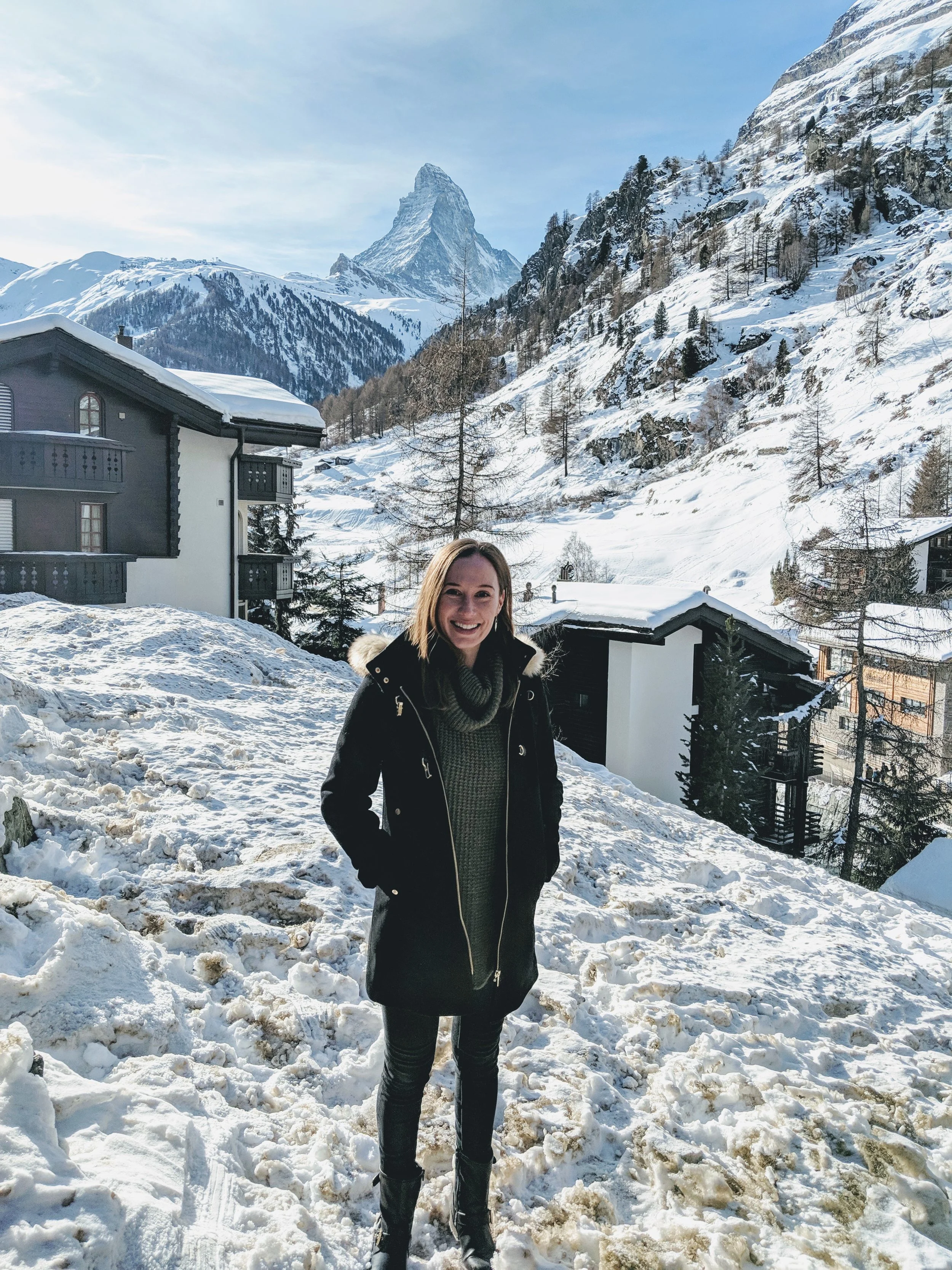 You can see the Matterhorn from every spot in town