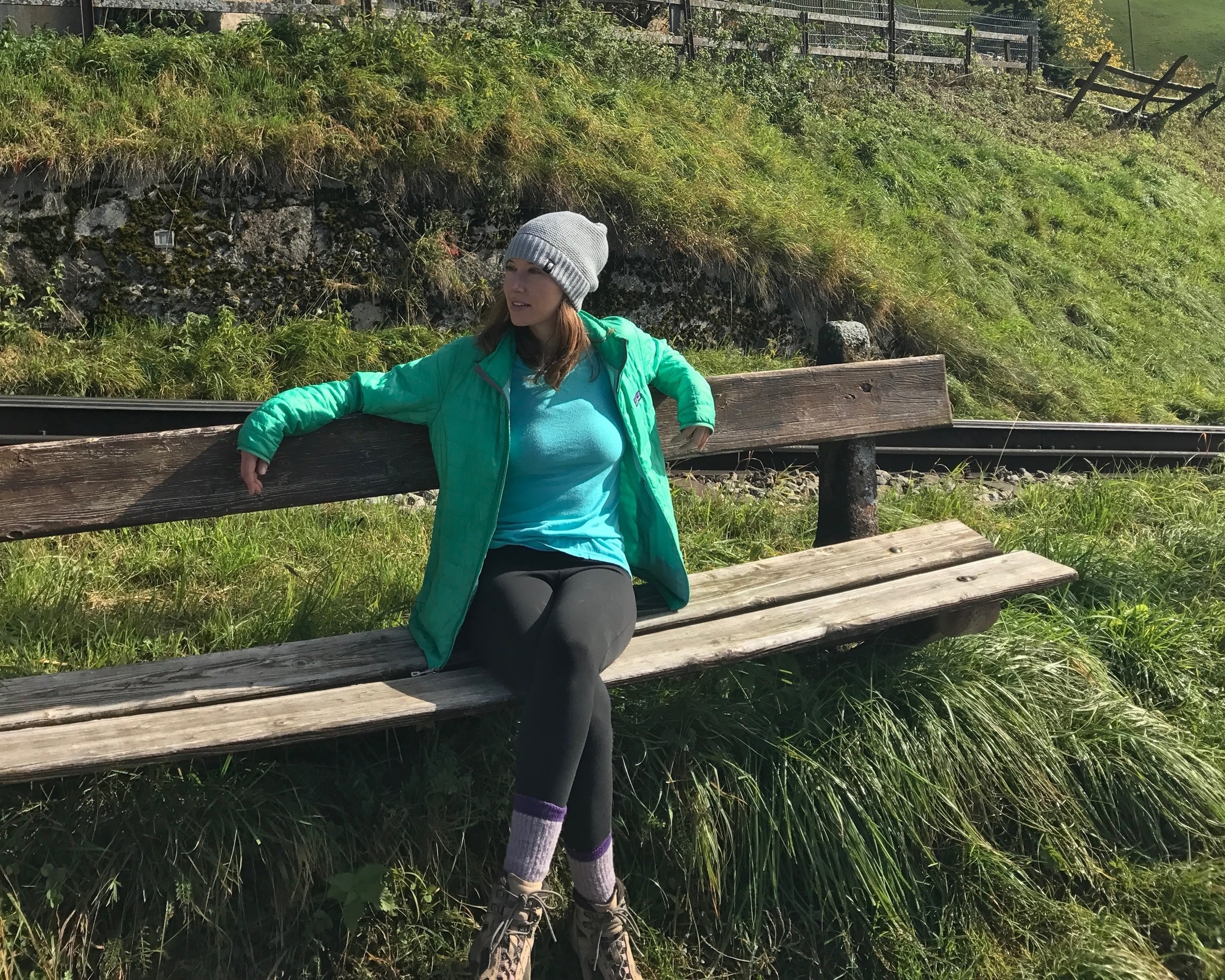 Taking a break on Mark Twain trail