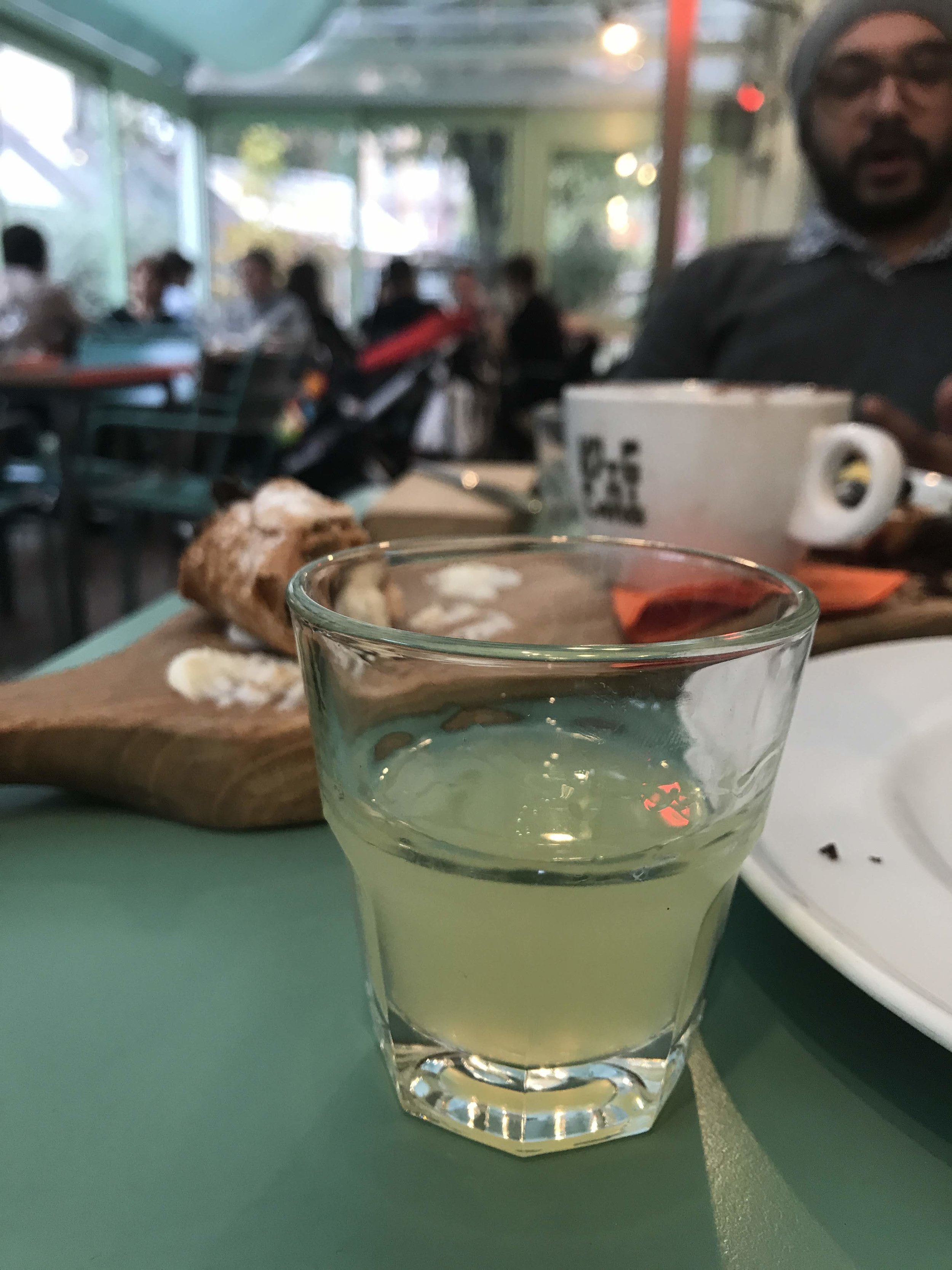 Limoncello at Un Posto a Milano