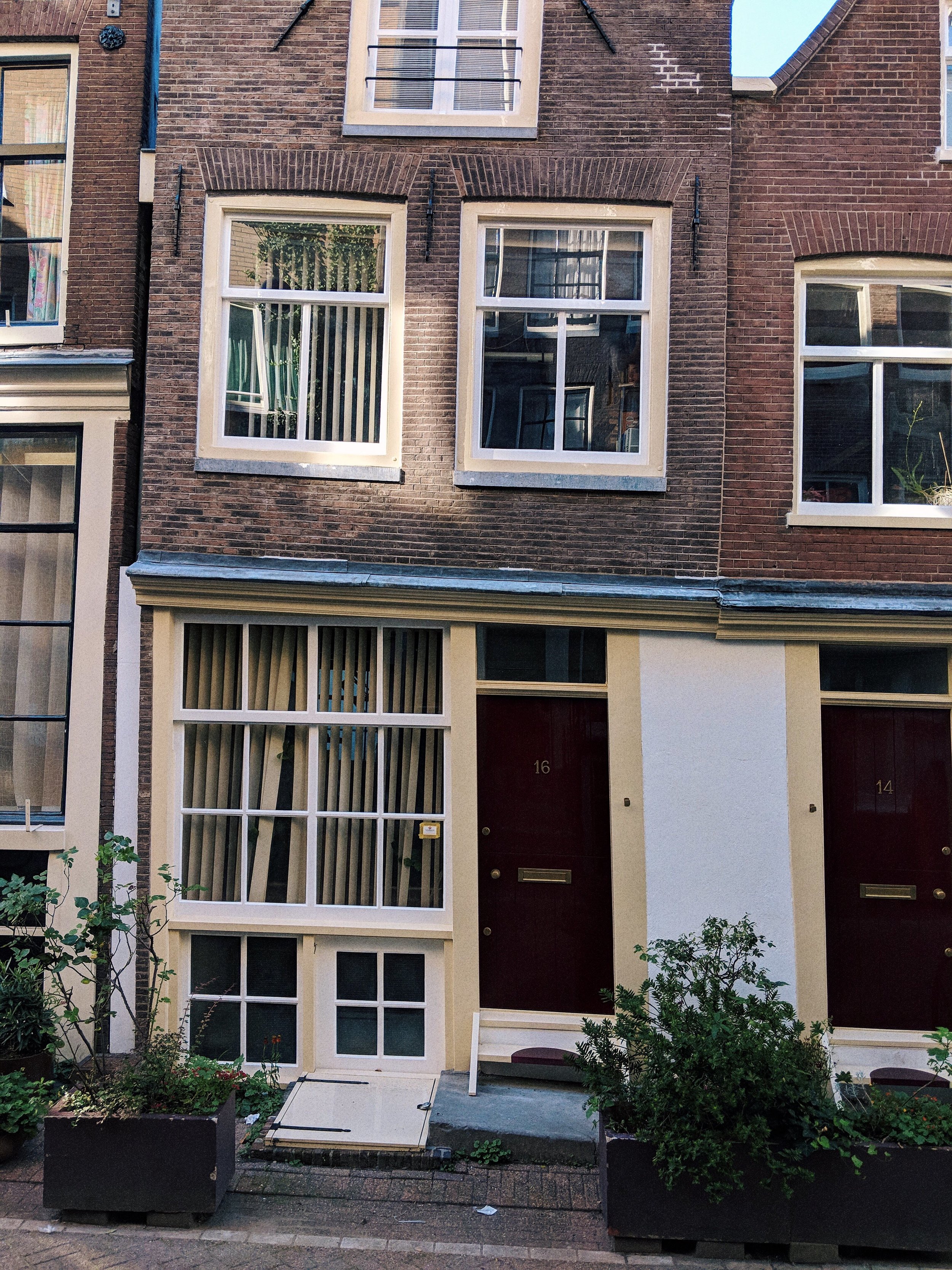 Crooked houses in Amsterdam