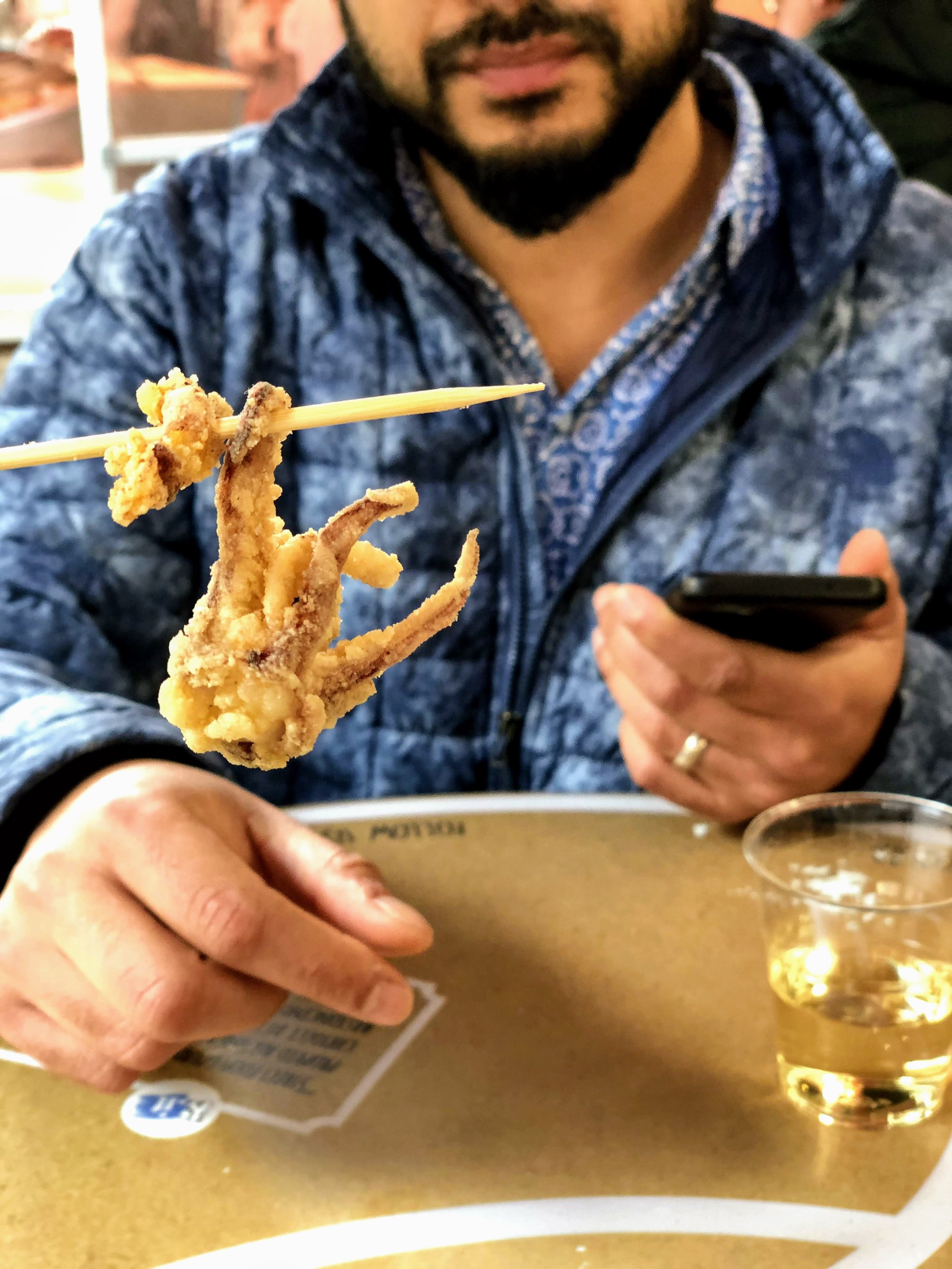 Seafood from Scirocco Sicilian Fish Lab in Catania, Sicily