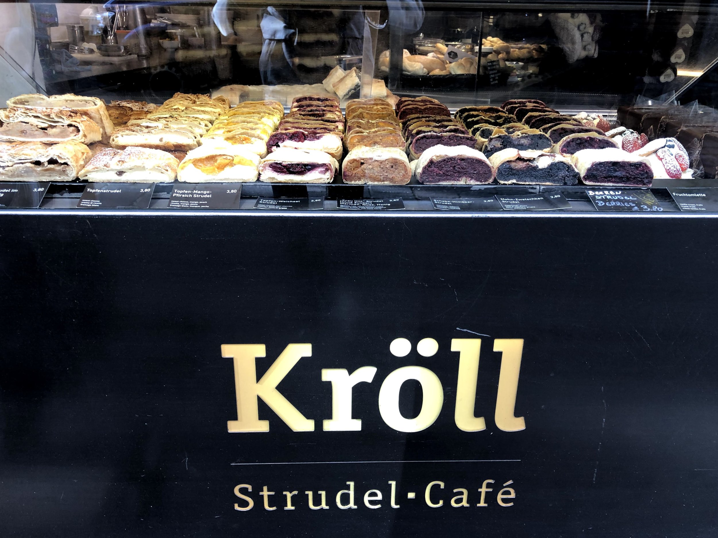 Strudel from Kroll Strudel Cafe in Innsbruck Austria