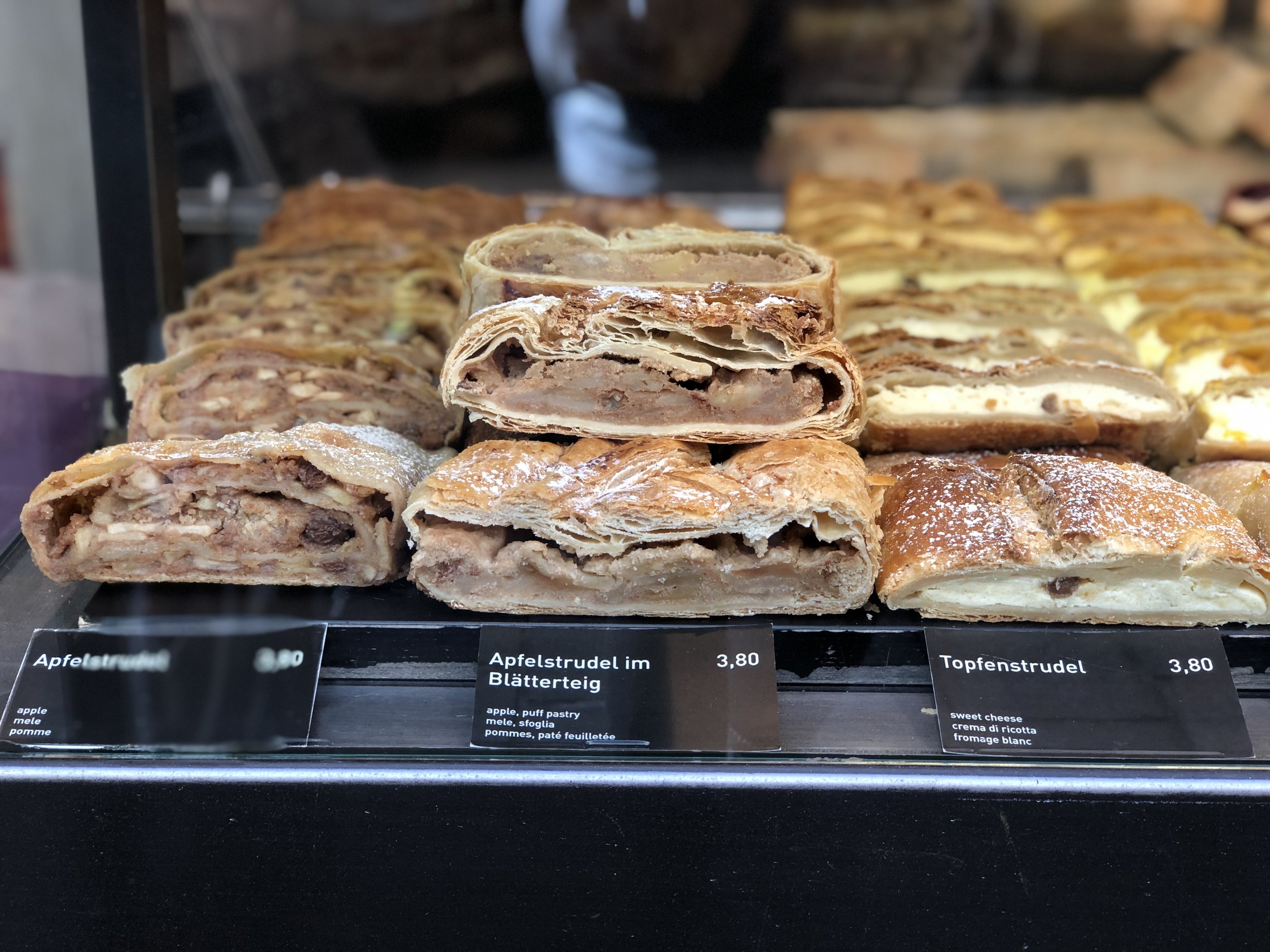 Strudel from Kroll Strudel Cafe in Innsbruck Austria